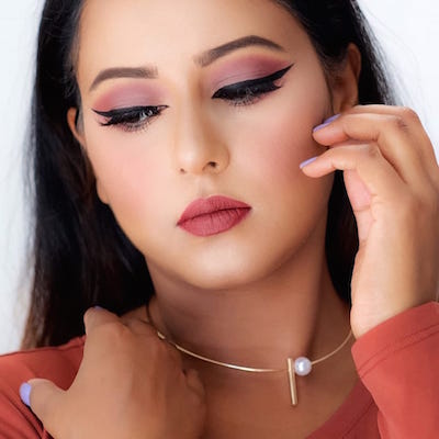 fall muave color makeup