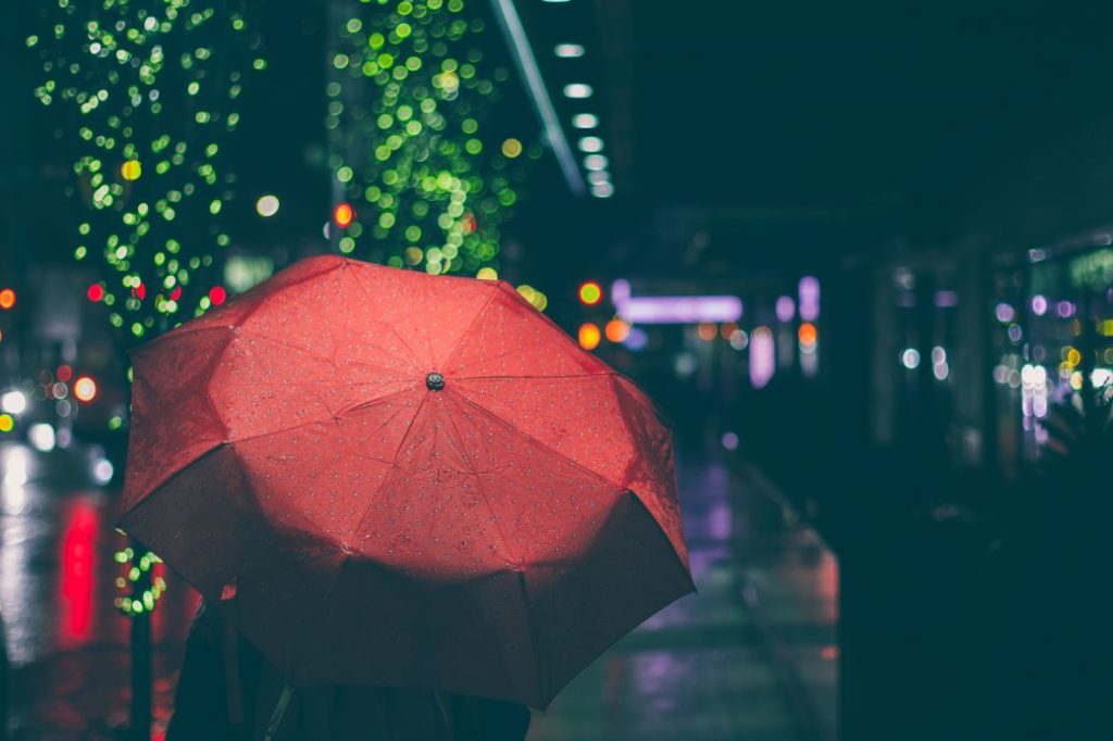 the red umbrella