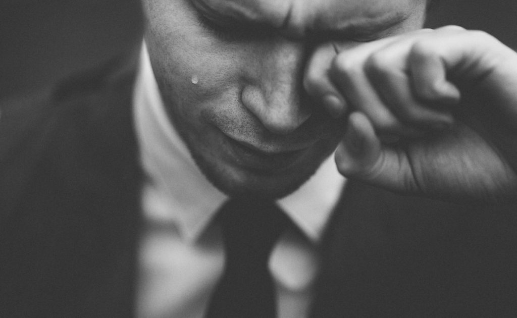 Men are not supposed to cry