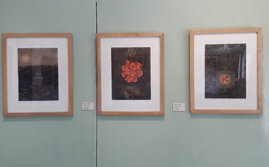 Pop up art exhibition paintings