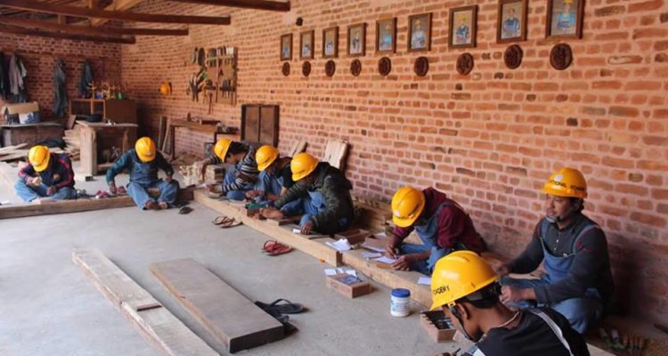 wood carpentry vocational training in Nepal Rabindra Puri Foundation For Conservation