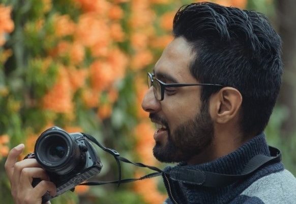 Chhitiz Bahety poses with camera
