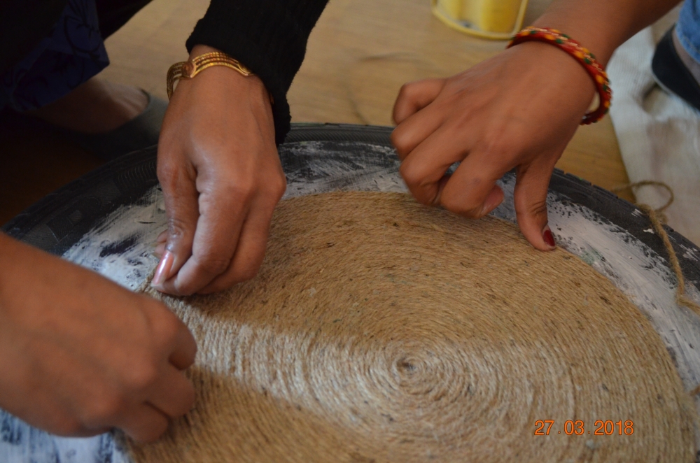 SarJayanthi in the making tyre treasures a green enterprise