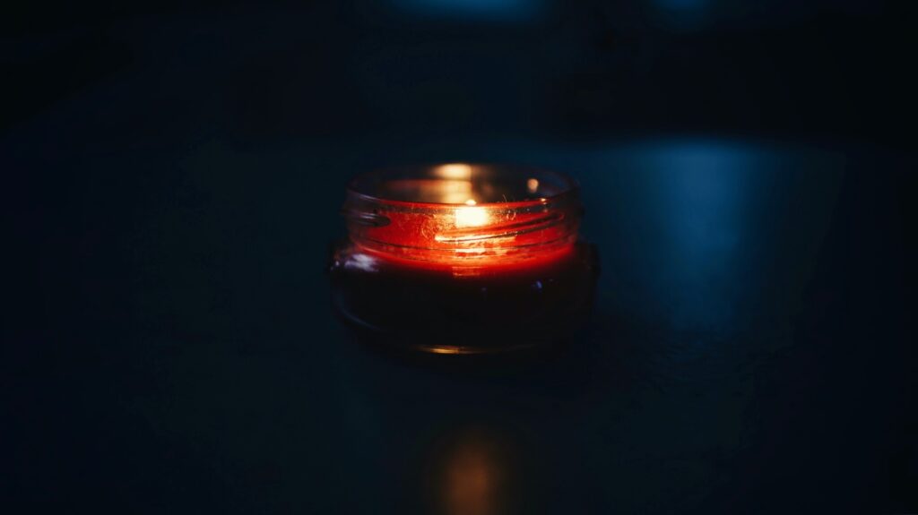 flicker of light